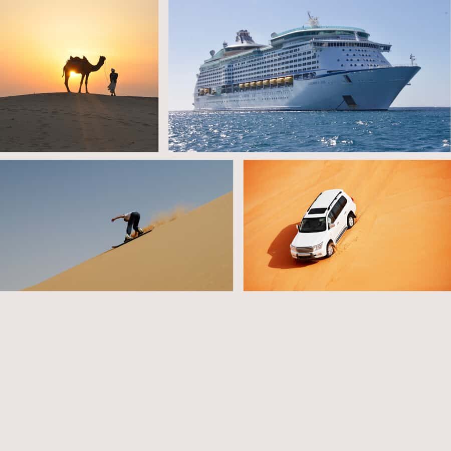 Half-Day Desert Safari For Cruise Ships Passngers. - Tea at the Arabian camp and the short camel ride