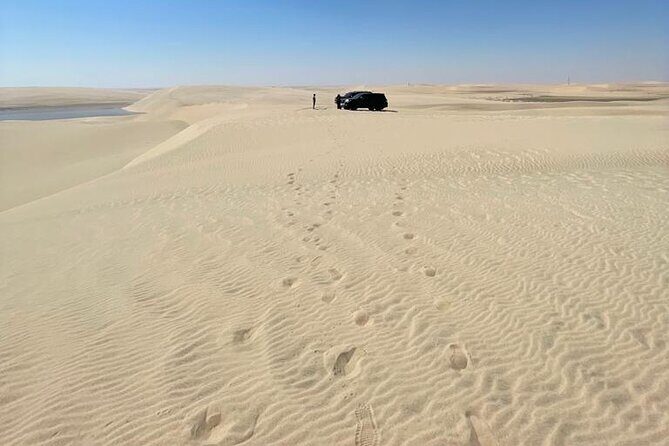 Private Dunes Bashing | Desert Safari | Sand Boarding - The inland sea vibe and the sunset payoff