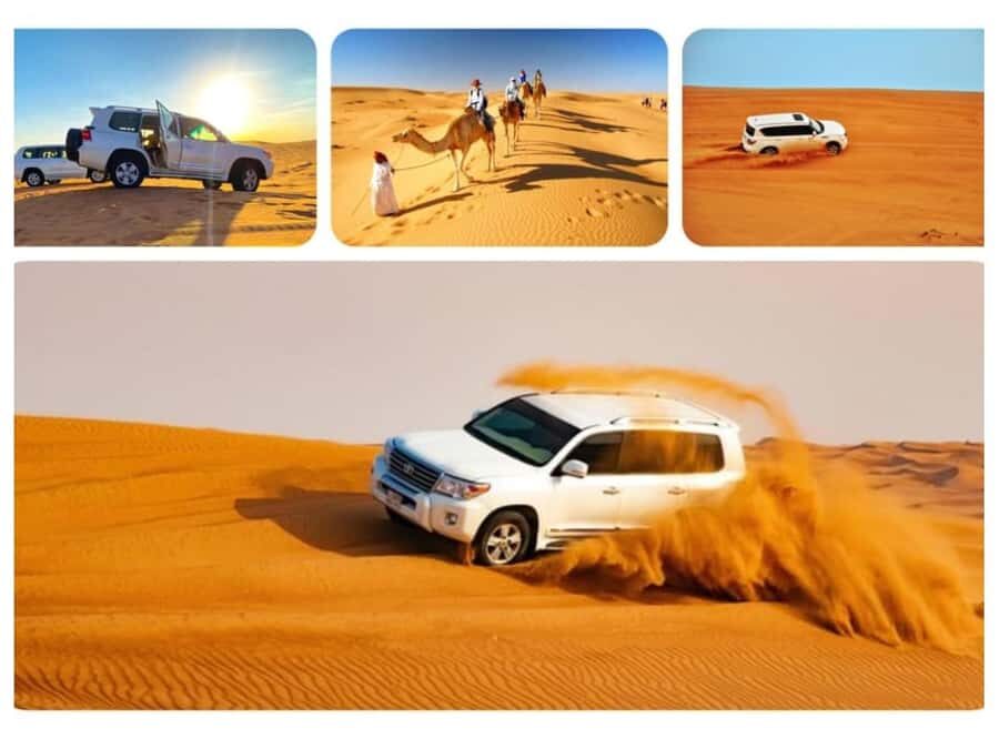 Qatar: Sunset Desert Safari with Camel Ride & Sandboarding - Camel ride at sunset hours: calmer pace, Bedouin context
