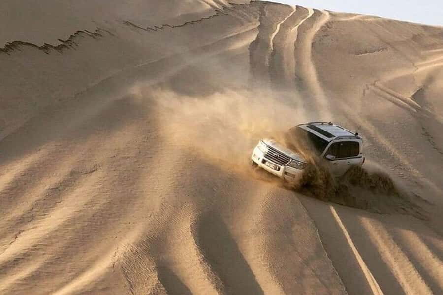 Relax Desert Safari, Sand Dune Bashing (Private Safari) - Sealine Beach: the photo-stop start and camp-style downtime