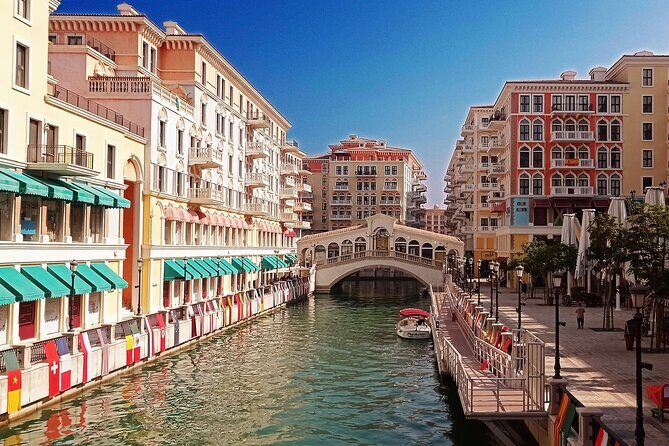 Transit/Layover Tours from Doha Airport – Explore Doha City - Stop 4: The Pearl Island and Qanat Quartier for Canals, Upscale Shopping, and Sea Luxury